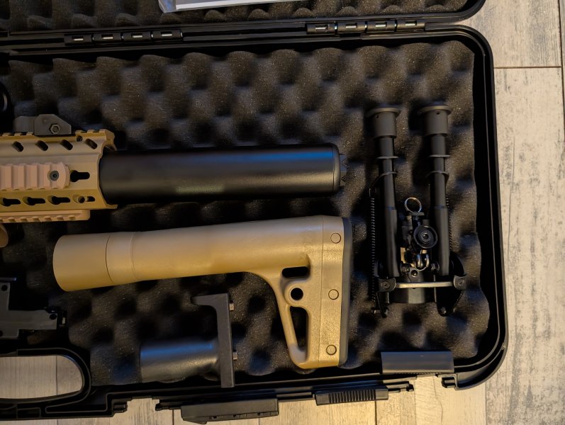 Sig Sauer MCX CO 2 Gewehr flat DARK earth 4,5 mm Diabolo – Bild 5