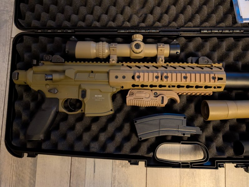 Sig Sauer MCX CO 2 Gewehr flat DARK earth 4,5 mm Diabolo – Bild 4