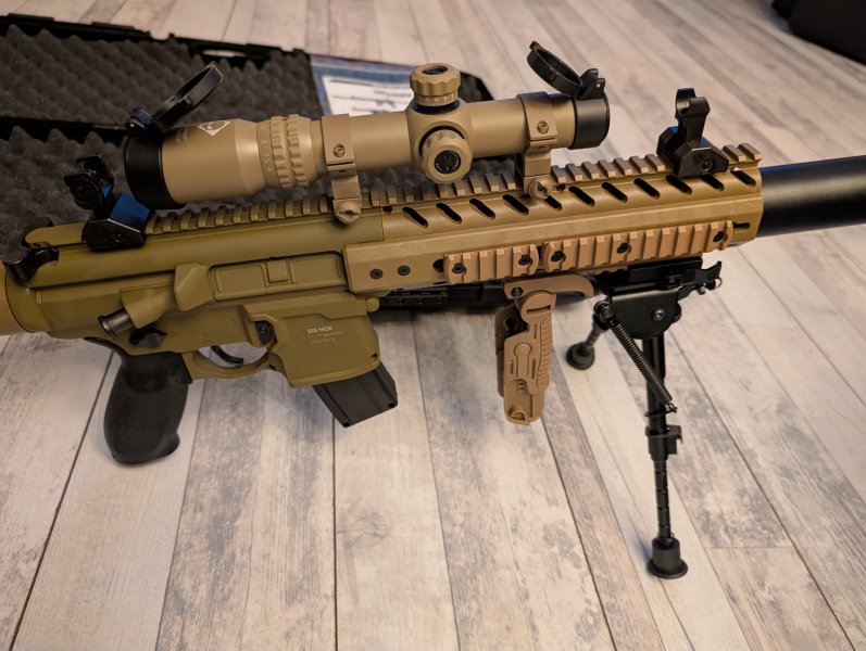 Sig Sauer MCX CO 2 Gewehr flat DARK earth 4,5 mm Diabolo – Bild 2