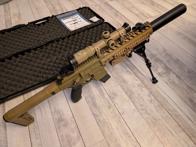 Sig Sauer MCX CO 2 Gewehr flat DARK earth 4,5 mm Diabolo – Bild 3