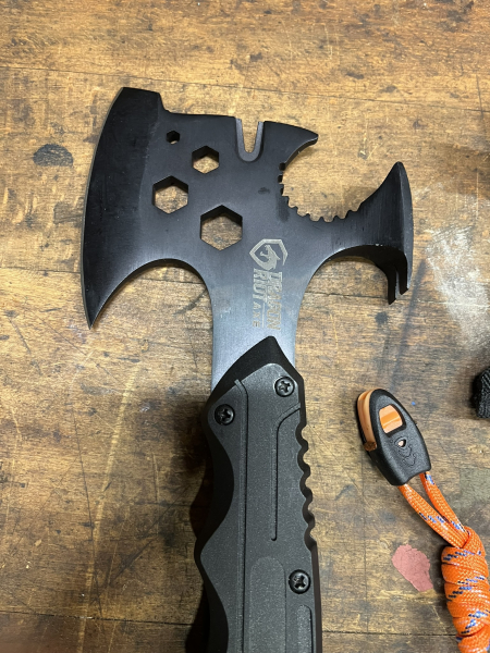 Multitool Autobeil Outdoor Survival Beil taktical Tomahawk ungebraucht Bushcraft – Bild 3