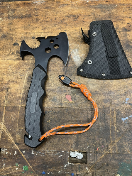 Multitool Autobeil Outdoor Survival Beil taktical Tomahawk ungebraucht Bushcraft – Bild 2