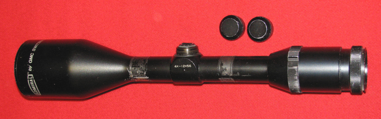 ZF / Zielfernrohr, ein ADMIRAL by GMC SWITZERLAND 4 - 12 x 56 mit dem Absehen 1 – Bild 1