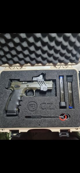 CZ Shadow 2 SA Cerakote, Merkle Match Abzug, Burris Fastfire, MAK-Montage, ca. 500 Schuss, Top Zusta – Bild 1