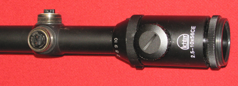 ZF / Zielfernrohr, ein Lichter 2,5 - 10 x 56 CE mit dem Absehen 4 mit einem beleuchteten Leuchtkreuz – Bild 4