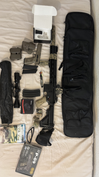 Airsoft Set BY-812, CZ P-09, Magazine, Optik & Zubehör – Bild 1
