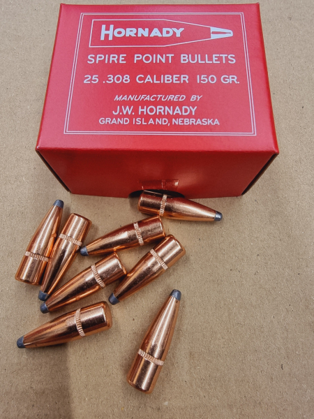 .30/.308/150grs. Spire Point (Teilmantel)Hornady Geschosse 500 stk #3175# – Bild 1