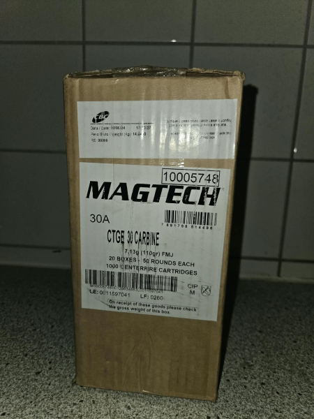 .30 Carbine FMJ 7,1g/110grs. Magtech – Bild 3