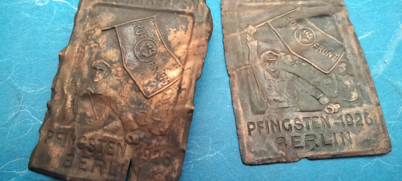 Bodenfund Pfingsten Berlin 1926 Plaketten Abzeichen 2 WK – Bild 3