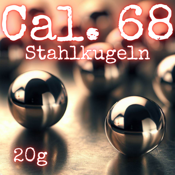 40x HDX68 HDR68 Cal.68 Chromstahlkugeln – Bild 1