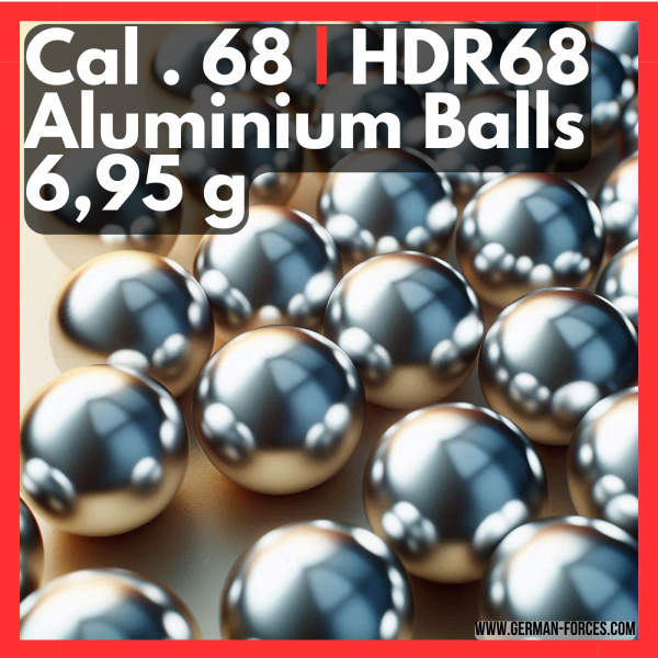 20x HDR68 | TR68 | HDX68 CaI 68 Aluminiumkugeln Alu Balls BBs Passgenau Qualität – Bild 1