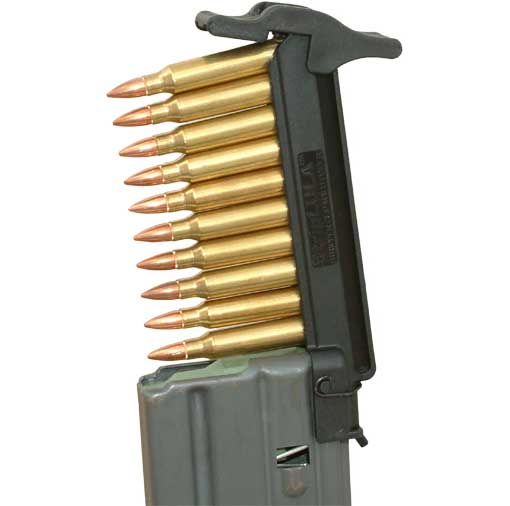 NEU!Maglula Strip LULA AR15 Magazine Loader!Ladehilfe f. Ladestreifen z.B. Geco .223Rem)10Schuss,3Se – Bild 1
