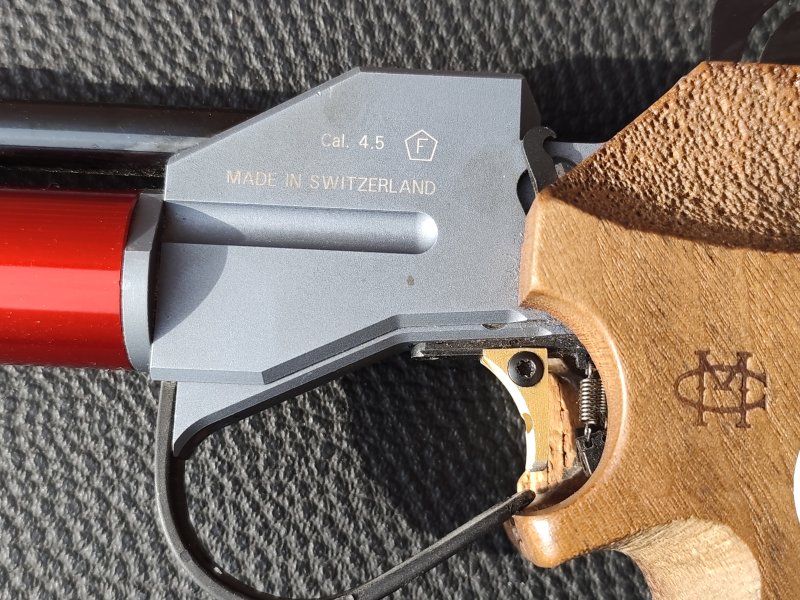 Morini C. ARM 162 E – Baujahr 1994 – frühe elektronische Match-Luftpistole mit Historie – Bild 3