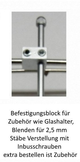 Glashalter für Schiessbrillen 25 mm und 39 mm – Bild 2