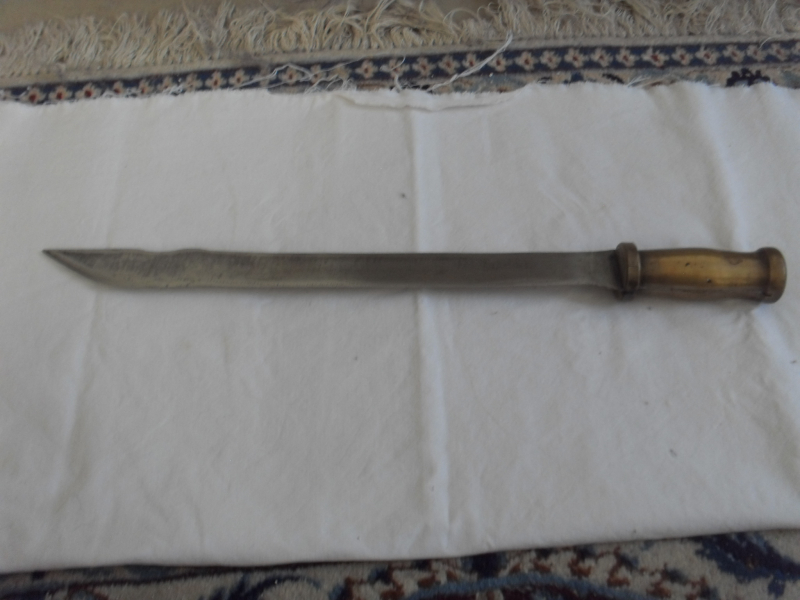 Sehr altes Schwert / Machete , Handarbeit , ca 1850 ? – Bild 1