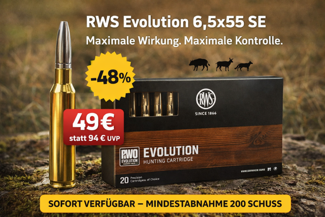 RWS Evolution 6,5x55 SE 10.000 Schuss vorhanden – Bild 1
