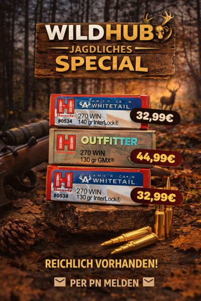 Munition Hornady .270Win Outfitter und Whitetail – Bild 1