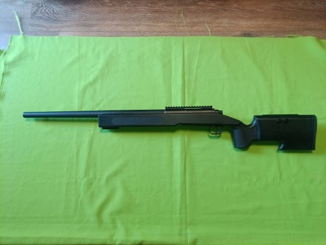 Sniper Combat Zone PR1 Airsoft 0,5 Joule, 6 mm, schwarz, Federdruck – Bild 2