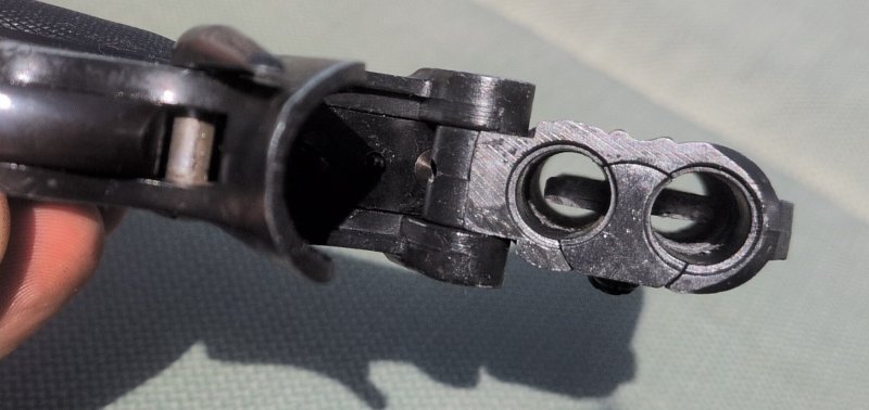 Röhm Noris TWI-NINE Derringer, Kal. 9mm Knall / Gas PTB 276 – Bild 3