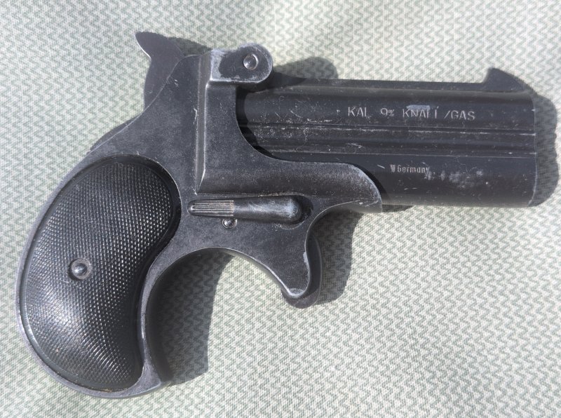 Röhm Noris TWI-NINE Derringer, Kal. 9mm Knall / Gas PTB 276 – Bild 2