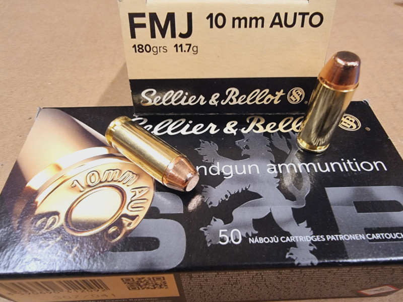 10mm Auto/180grs S&B FMJ 50 Stk. – Bild 1