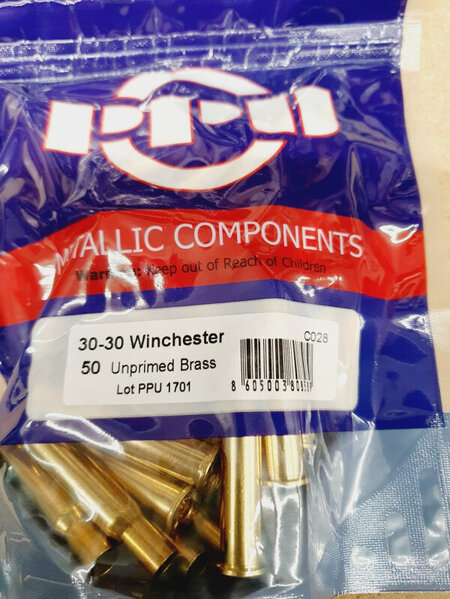 30-30 win. PPU Boxerhülsen 50 stk C-028 # – Bild 1