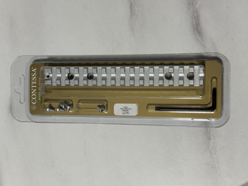 Verchromte Contessa Picatinny-Schiene für Tikka T3/T3x – Bild 1