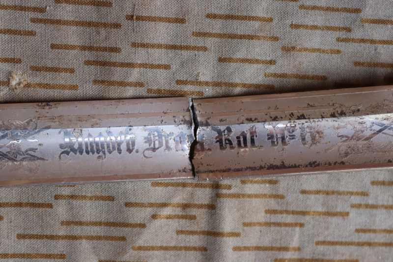 KD89 Preußen Degen Säbel Kaiserreich Dragoner Regiment – Bild 6