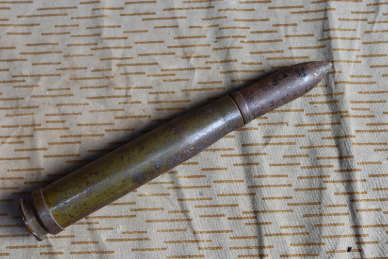 2cm Flak 38 Patrone Panzergranate 2.Weltkrieg Deko Munition – Bild 2