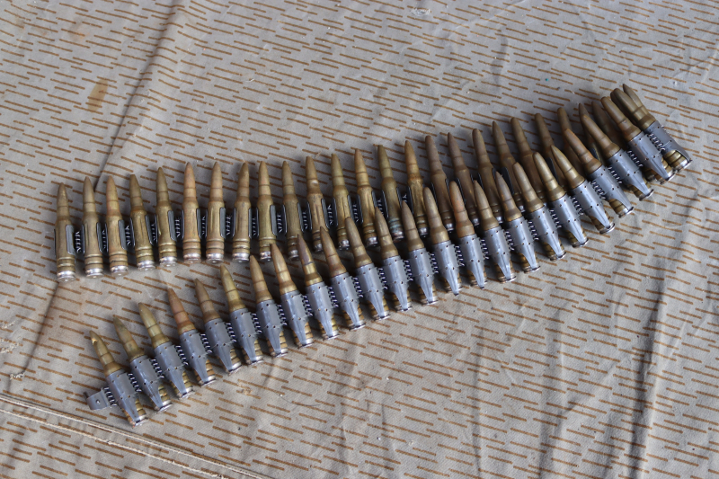 7,62x51 .308 Win MG Gurt mit Exerzierpatronen MG3 MG53 MG42 – Bild 1