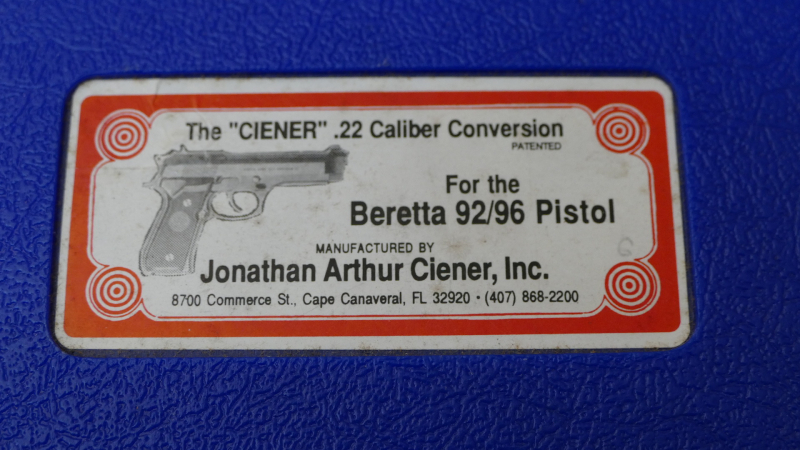 Ciener Wechselsystem für Beretta 92/96 , Kal. .22lr, super Zustand!! – Bild 2