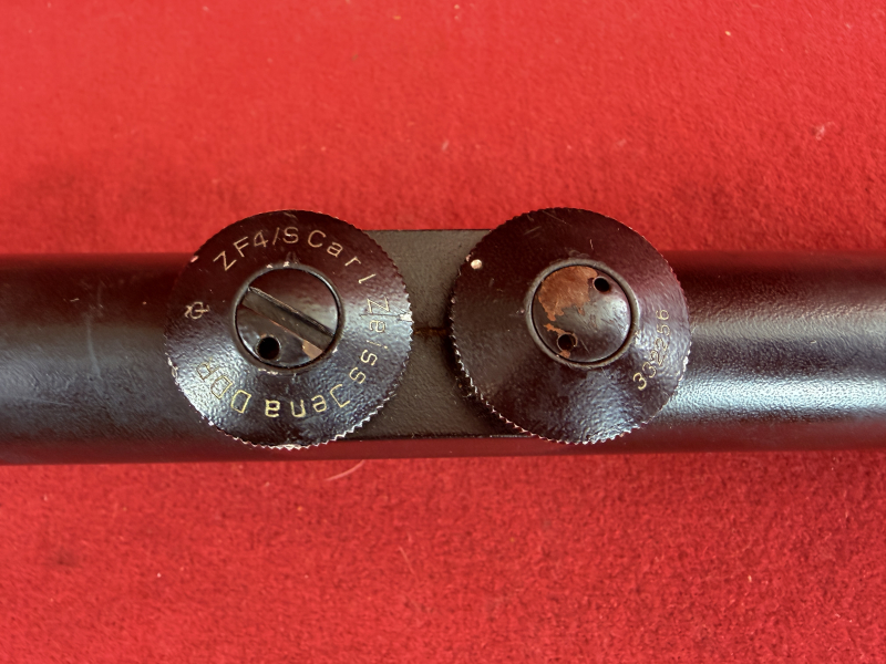 Zielfernrohr Carl Zeiss Jena DDR, Q1 Qualität, mit Oberteilen Suhler Einhakmontage – Bild 2