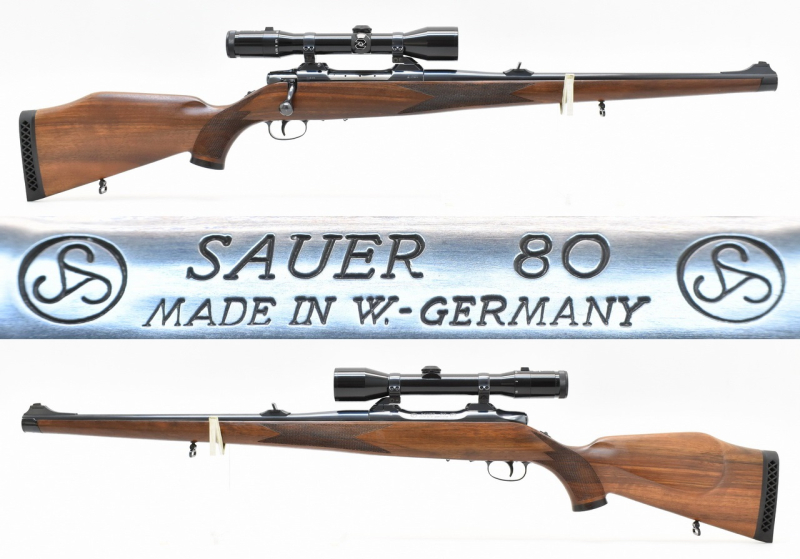 SAUER 80 Stutzen im Kaliber 7x64 mit ZEISS ZF 1,5-6x42 T* und Schwenkmontage – Bild 1