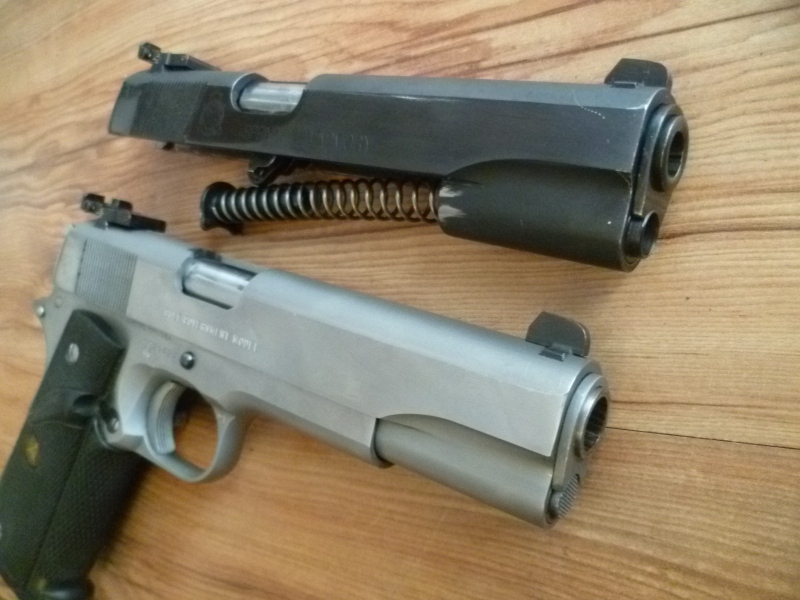 Pistole Colt 1911 MK IV Series 80 .45Auto mit WS Springfield 9mm Luger – Bild 4