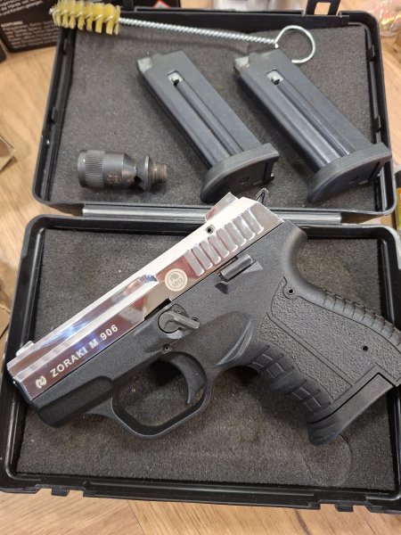 Verkaufe Zoraki 906 Chrom mit Zubehörpaket – Bild 2