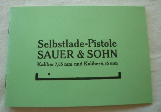 SELBSTLADE-PISTOLE Sauer - Sohn, Manual – Bild 1