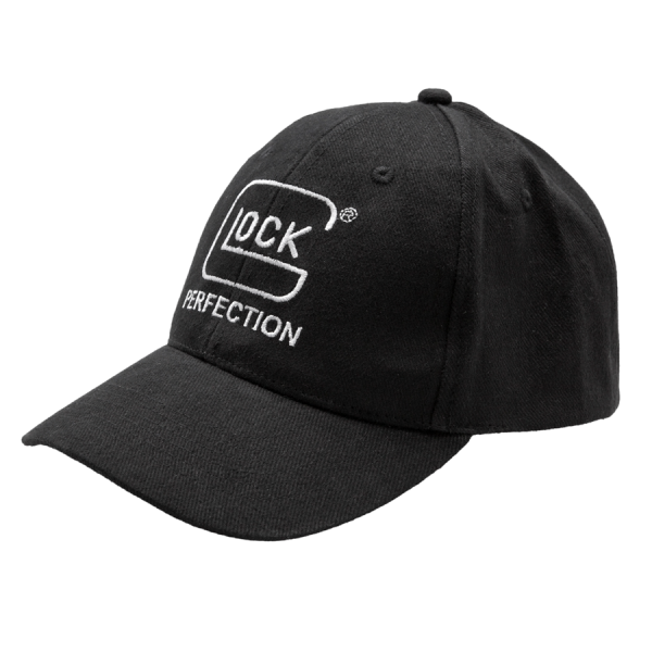 GLOCK Schildmütze "PERFECTION" Low Crown (Basecap / Baseballcap / Kappe) #3038 schwarz NEU – zdjęcie 1
