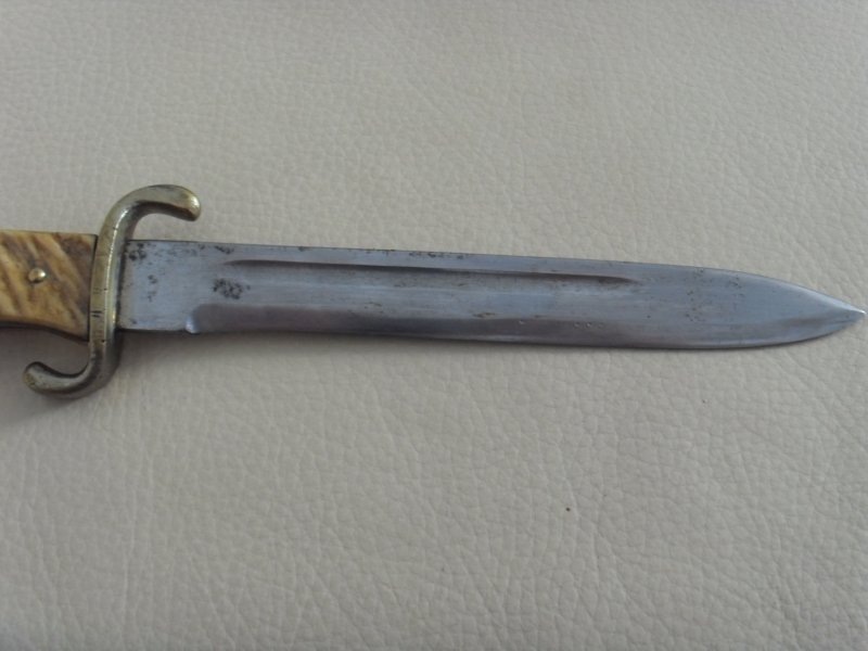 Jagdmesser F.M. Mattsson AB, Mora Sweden 1950 Löwen Kopf Parade Uniform Messer – Bild 3