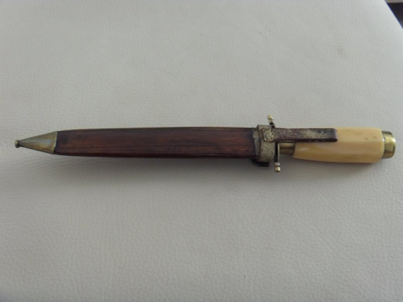 Jagdmesser Handarbeit , 50er Jahre , Sweden ??, Holzscheide , Sammler Messer – Bild 5
