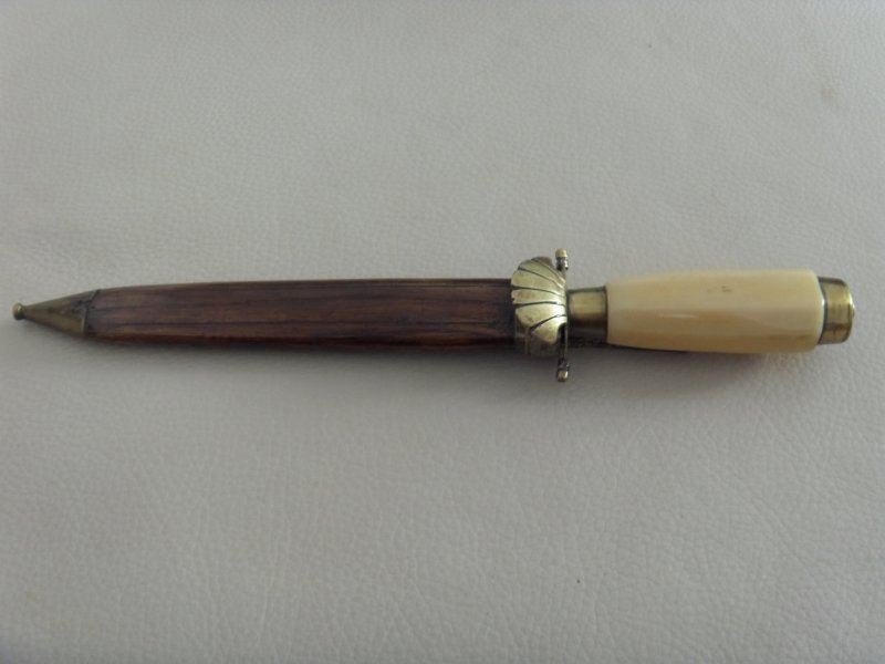 Jagdmesser Handarbeit , 50er Jahre , Sweden ??, Holzscheide , Sammler Messer – Bild 1