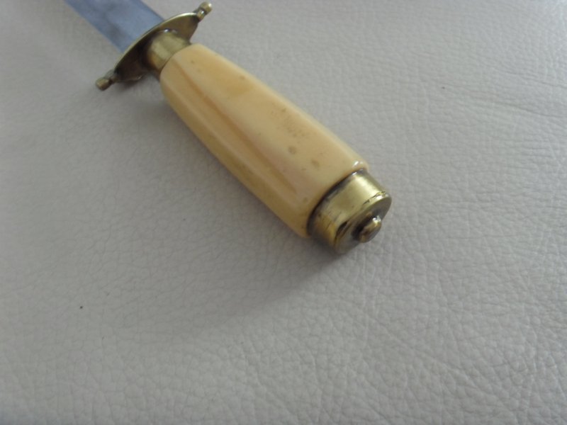 Jagdmesser Handarbeit , 50er Jahre , Sweden ??, Holzscheide , Sammler Messer – Bild 4