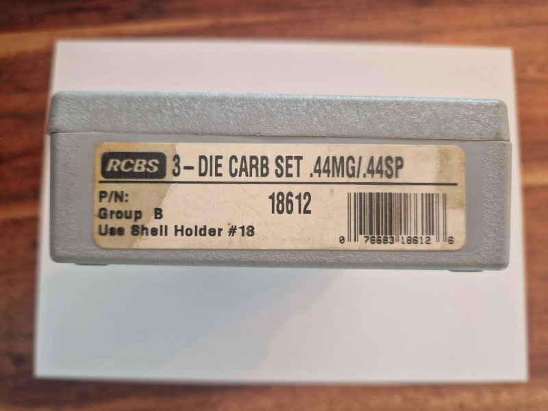 RCBS MATRITZEN 3-DIE CARBIDE SET .44 MG / .44 SP – Bild 2