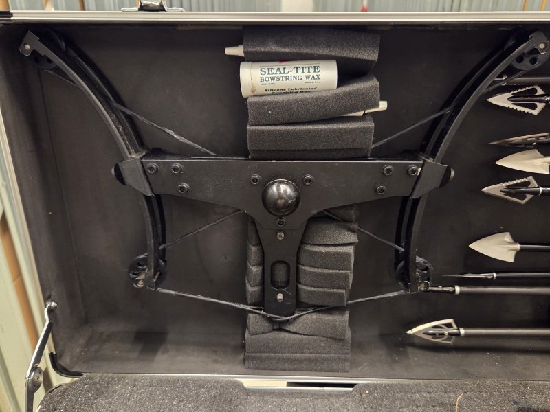 SCM Twinbow II Sixpack Riser - Komplettset inkl. originaler Bogenpresse & Koffer (Rarität) – Bild 6