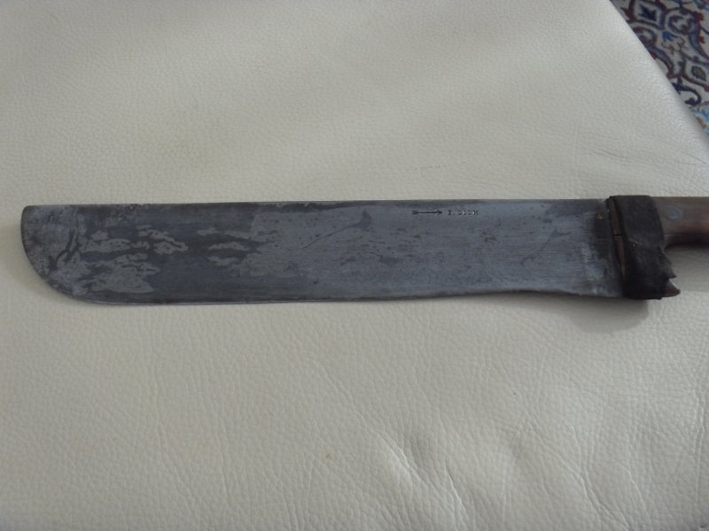F.Dick Machete Messer, Sehr Alt , Rarität , 44 cm , Klinge 30,5 cm, Zum Aufarbeiten – Bild 3