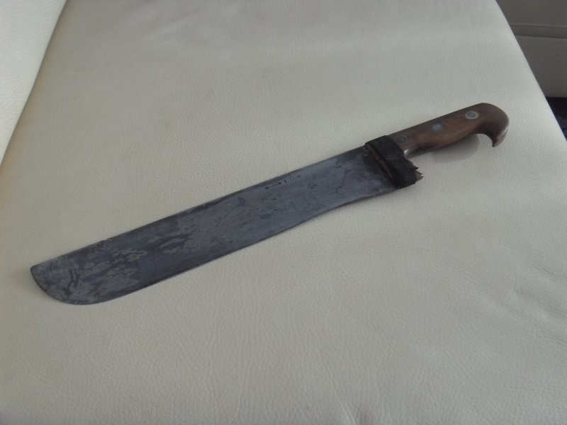 F.Dick Machete Messer, Sehr Alt , Rarität , 44 cm , Klinge 30,5 cm, Zum Aufarbeiten – Bild 1