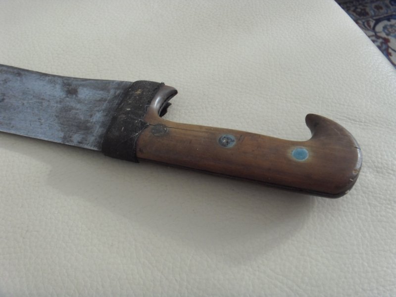 F.Dick Machete Messer, Sehr Alt , Rarität , 44 cm , Klinge 30,5 cm, Zum Aufarbeiten – Bild 4
