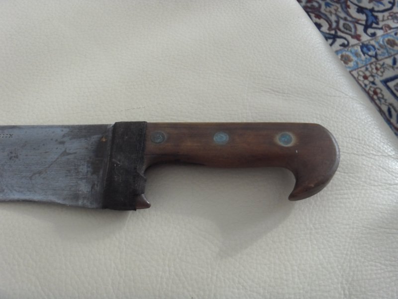 F.Dick Machete Messer, Sehr Alt , Rarität , 44 cm , Klinge 30,5 cm, Zum Aufarbeiten – Bild 2