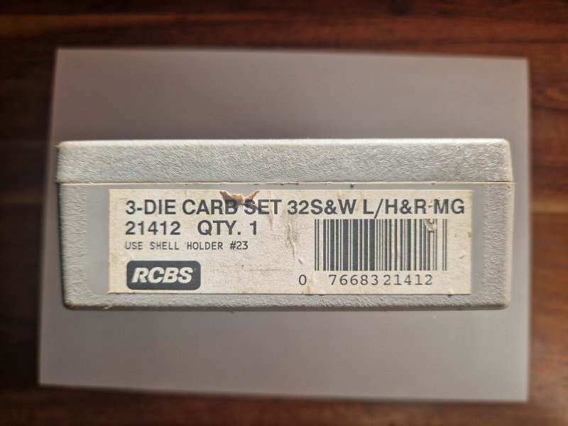 RCBS MATRITZEN 3-DIE CARB SET 32 S&W L / H&R MG – Bild 2