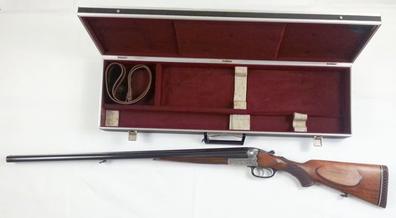 Sauer & Sohn Querflinte Modell „Royal“ – Kal. 12/70 – mit Ejektor im Original-Koffer – Bild 1