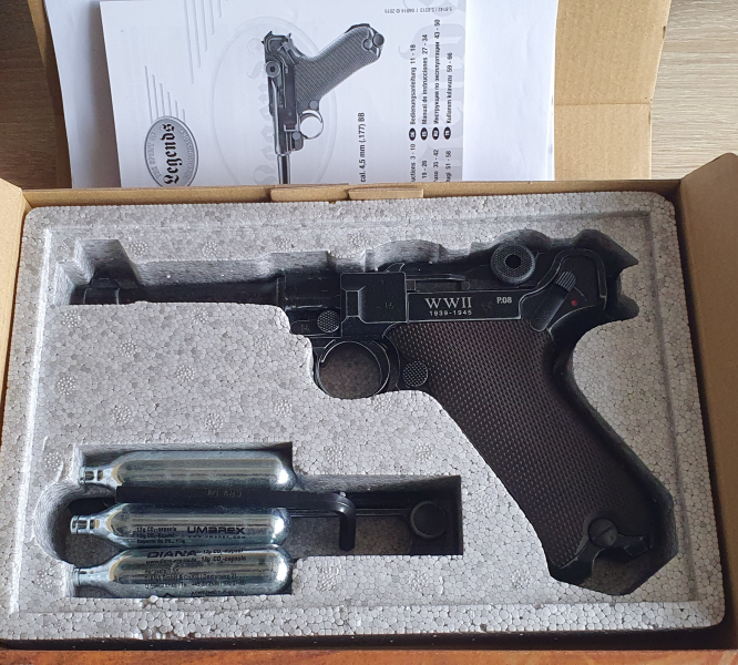 Parabellum WWII , P.08 , 4,5 mm – Bild 1